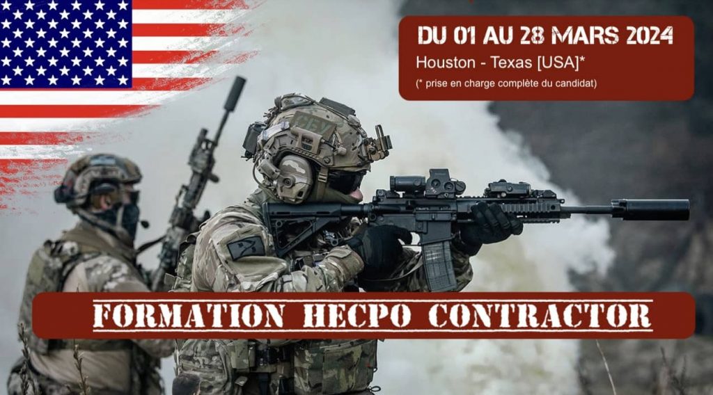 Formation Contractor au Texas USA